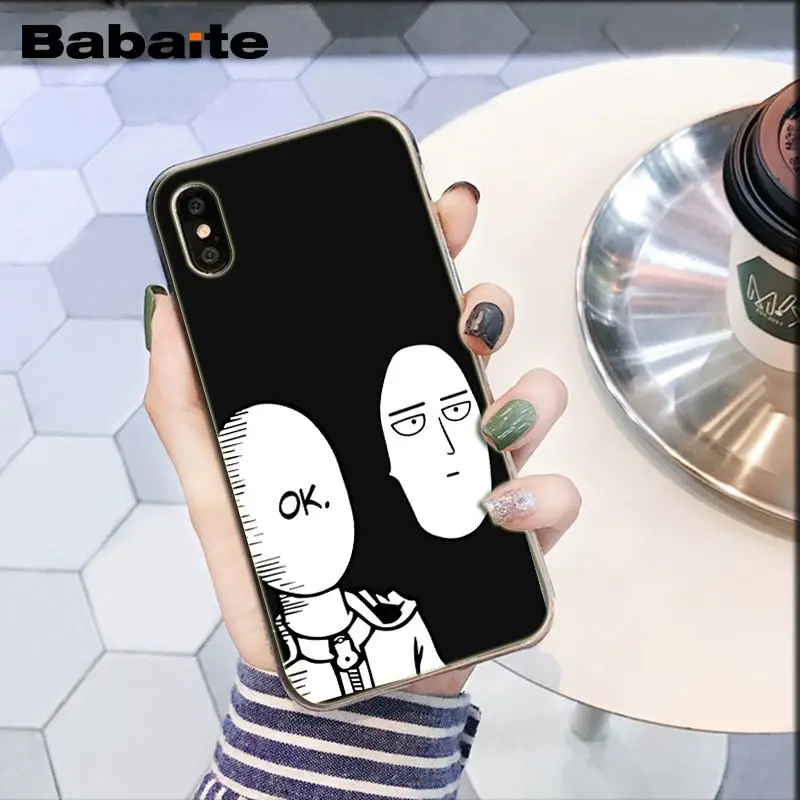 Babaite One Punch Man прекрасные отличные аксессуары для телефона чехол iphone 5 5s 5c SE и 6 6s 7 7plus