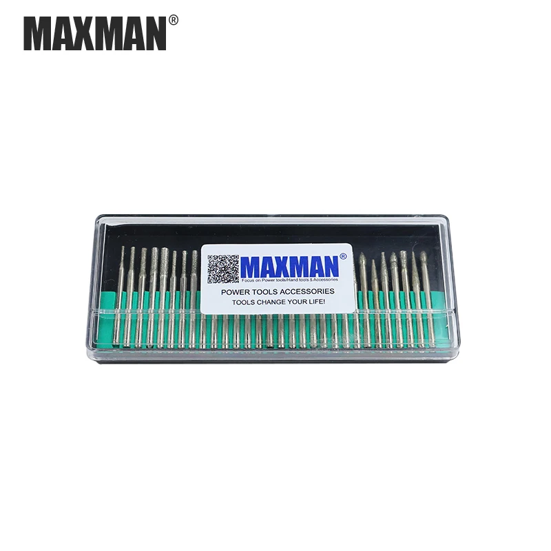 Maxman30 шт./набор абразивные иглы из титанового сплава 3 мм | Инструменты