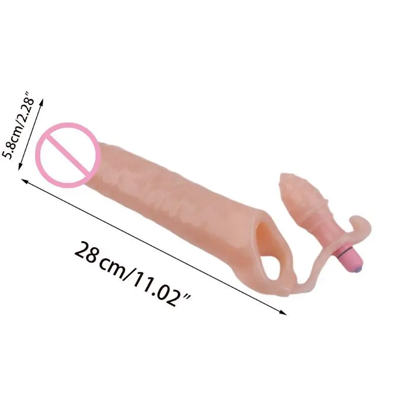 Силиконовый стимулятор для пениса Мощный вибрационный массаж взрослые