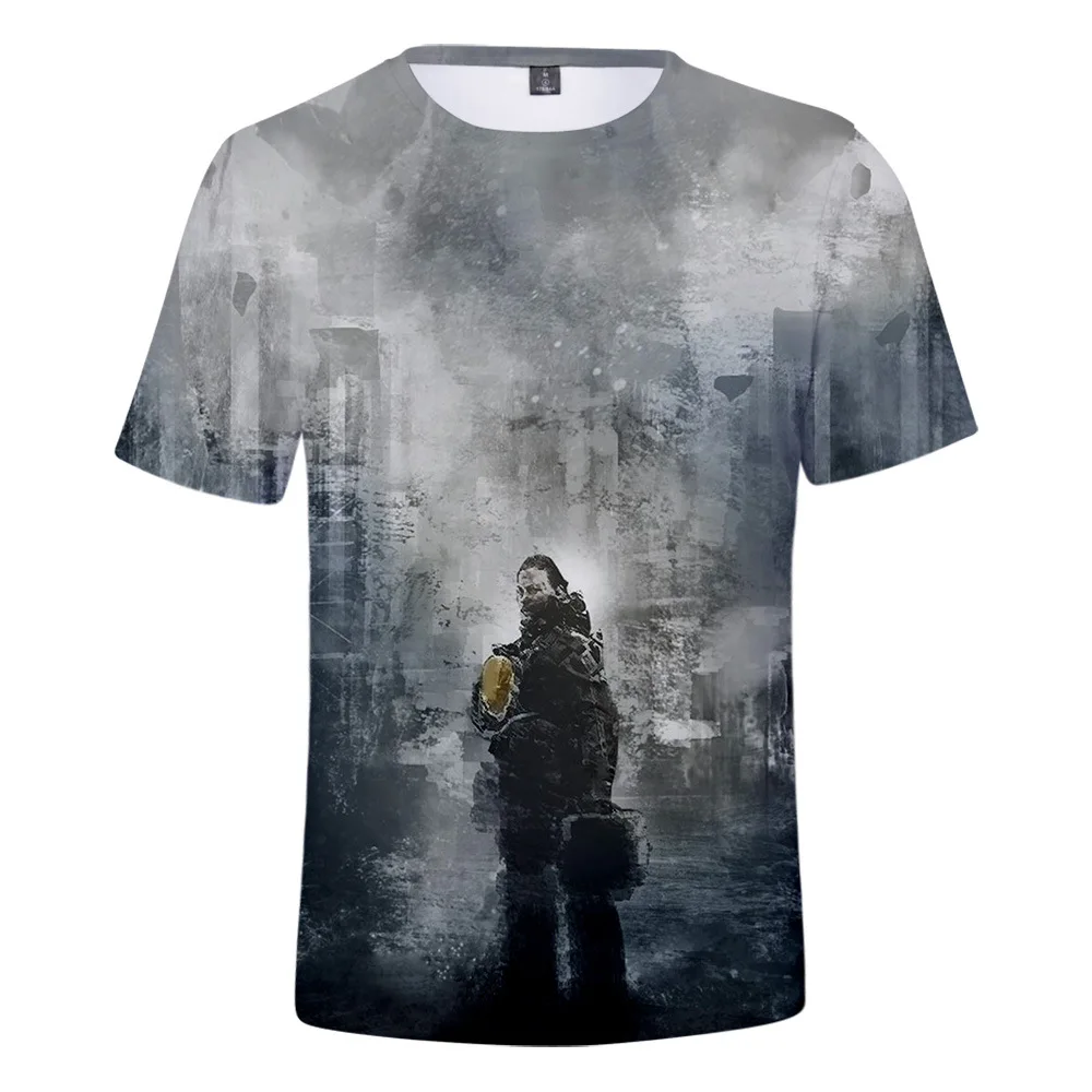 Мобильную игру Death Stranding смерти многожильный с цифровым 3d рисунком коротким