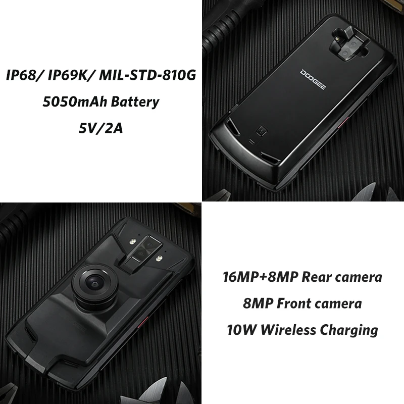 DOOGEE S90 супер IP68/IP69K (для использования вне помещений окно) модульная прочный