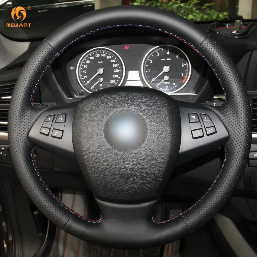 MEWANT черная искусственная кожа фотоаксессуары для BMW E70 X5 2007 2013 запчасти