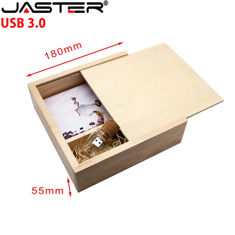 JASTER USB 3,0 180*180*60 мм, фотоальбом USB+ коробка usb флеш-накопитель карта памяти 64 ГБ 16 ГБ 32 ГБ логотип клиента свадебный подарок