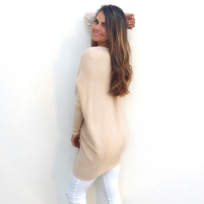 Z &amp koze Для женщин вязаный свитер 2017 Повседневное Лоос Пуловеры для Топы