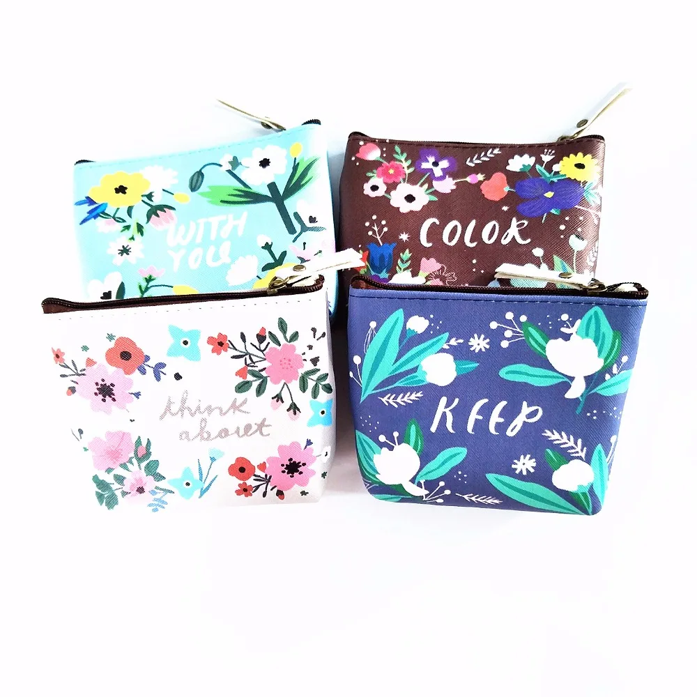 M189 новые милые женские кошельки маленький цветочный мир элегантный мини-кошелек