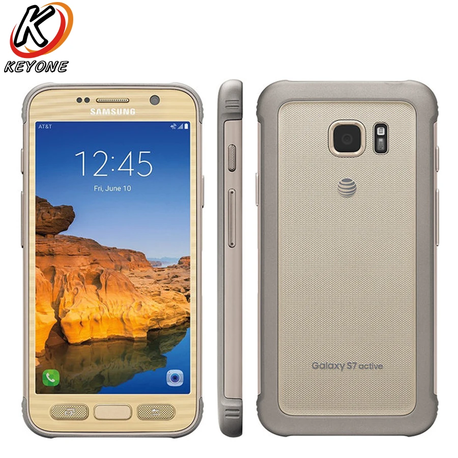Оригинальный samsung Galaxy S7 active G891A мобильный телефон 5 1 дюймов 4 ГБ Оперативная память