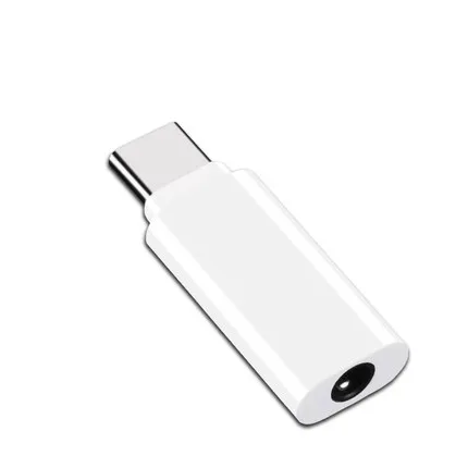 Adapter White Тип-c до 3,5 мм разъем для наушников, головной гарнитуры адаптер Usb C до 3,5 мм AUX аудио кабель адаптер для huawei mate 20 lite P20 Pro Xiaomi - Цвет: Adapter White