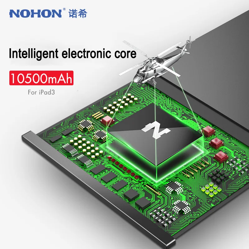 Оригинальный NOHON A1389 Батарея для iPad 3 4 3RD A1403 A1416 A1430 A1433 A1458 iPad3 iPad4 10500 мАч Замена Bateria