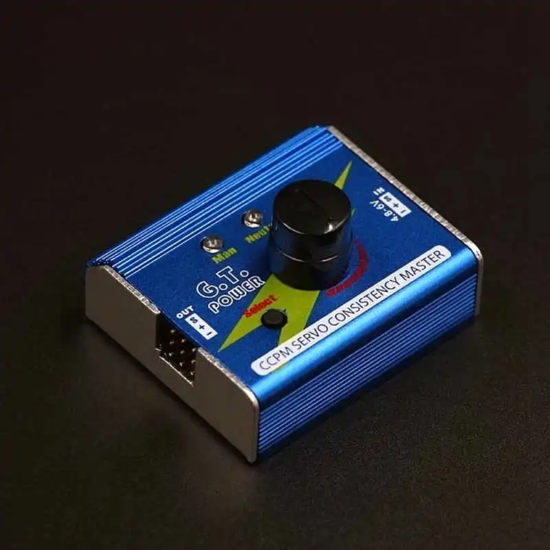 RC hobby GT Power servo тестер с металлическим чехол CCPM 3CH цифровой аналоговый консистенция