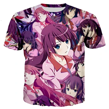 color as the picture PLstar Cosmos летняя модная мужская женская футболка аниме Re: Zero Fullprint 3D печать футболка s Harajuku Повседневная футболка - Цвет: color as the picture