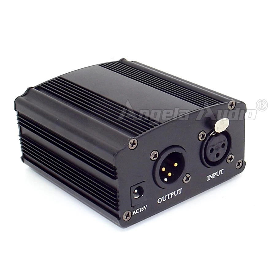 Микрофон для записи вокала Студийный микрофон 48 В постоянного тока фантомный