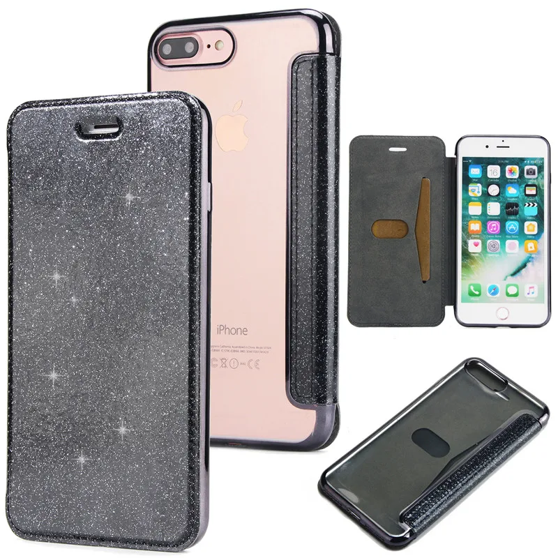 чехлы на айфон 6s чехол 7 плюс Кожаный кошелек tpu бизнес-софт Для X 8 Plus 6 5 5S |