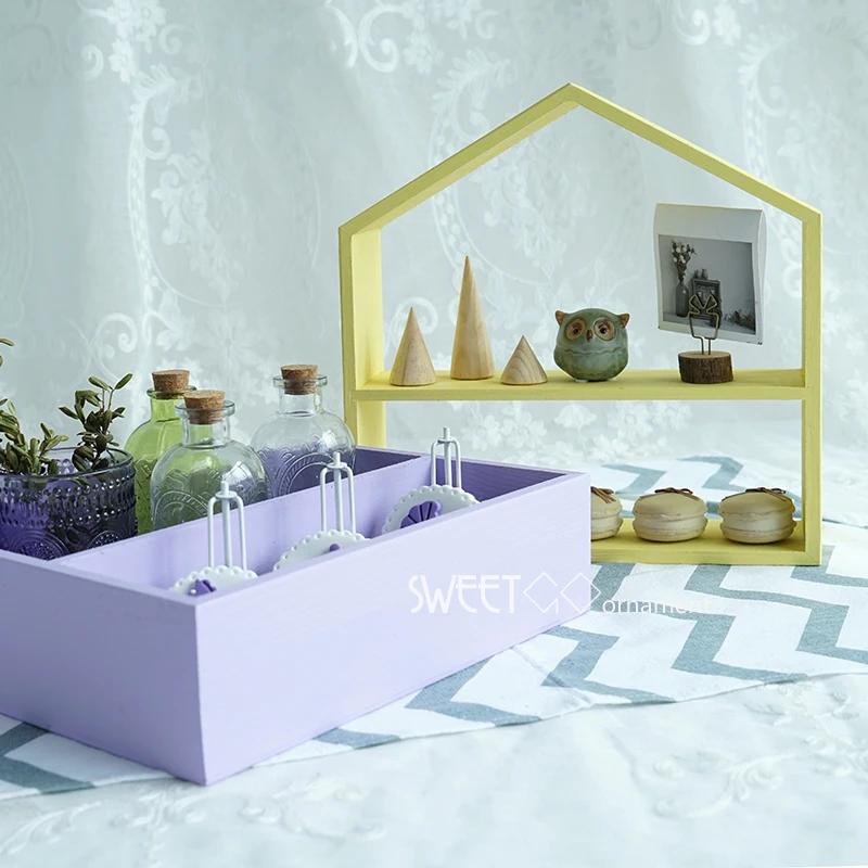 6 видов цветов детские принадлежности для дня рождения торта кекса подставки