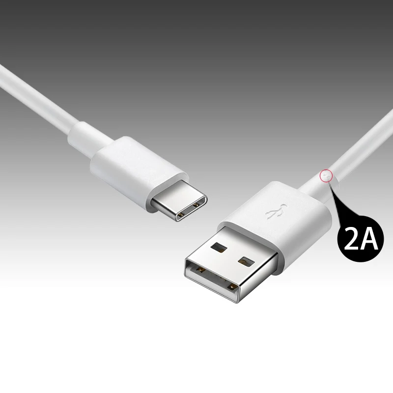 Кабель для быстрой зарядки HUAWEI P9 Plus 1 м 2 А USB адаптер Type C nova lite honor 8 9 note8 V8 V9