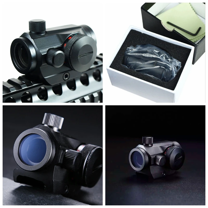 Охотничья винтовка с красной точкой тактическая голографическая Красная