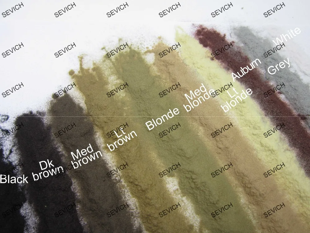 Косметическое волокно для макияжа Кератиновое наращивания волос уплотненное