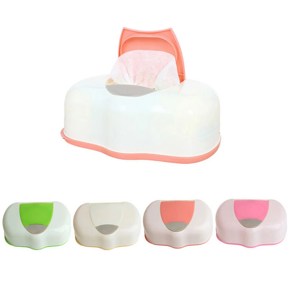 

1PCS Plastic Wet Wipes Storage Case Box Refillable Container Automatic
