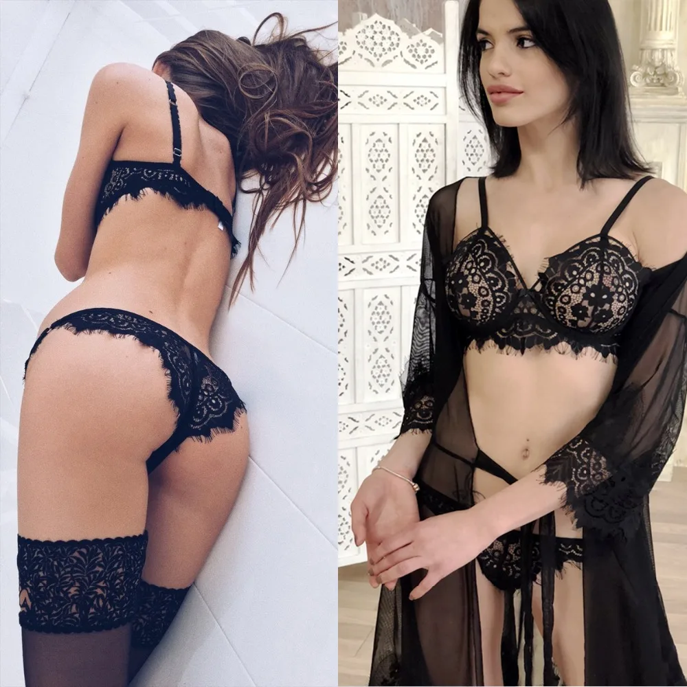 Женский Плюс Размер SEXY сексуальный детский бюстгальтер набор нижнего белья топы