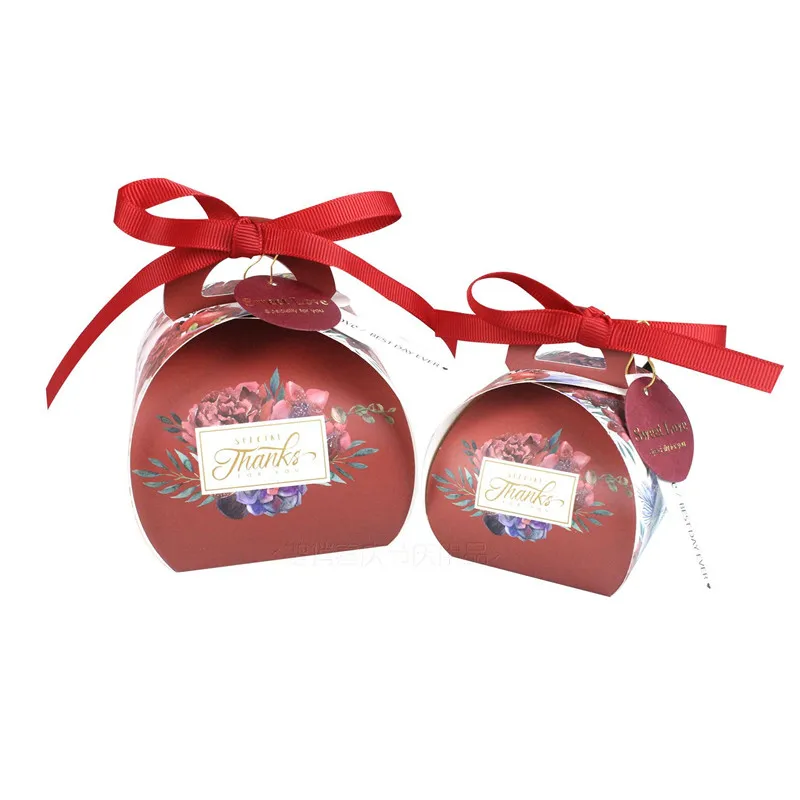 Коробка для конфет с ручками 25 шт. коробка шоколада подарочные коробки свадебных