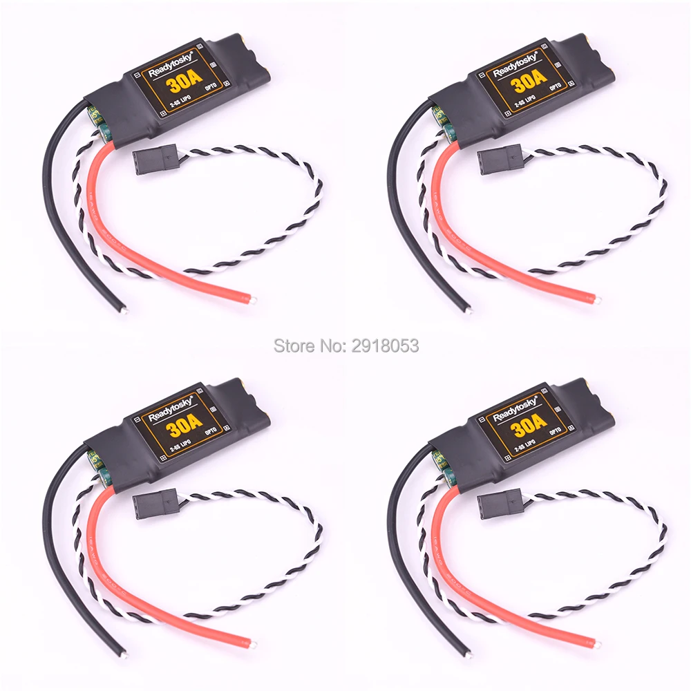 30A ESC 2 6S OPTO электронный регулятор скорости с разъемом банана 3 5 мм для
