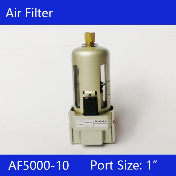 

Compressor Air Cleaner Filter AF5000-06 AF5000-10 Manual Drain 3/4" Or 1" Source Treatment Unit Oil Separator