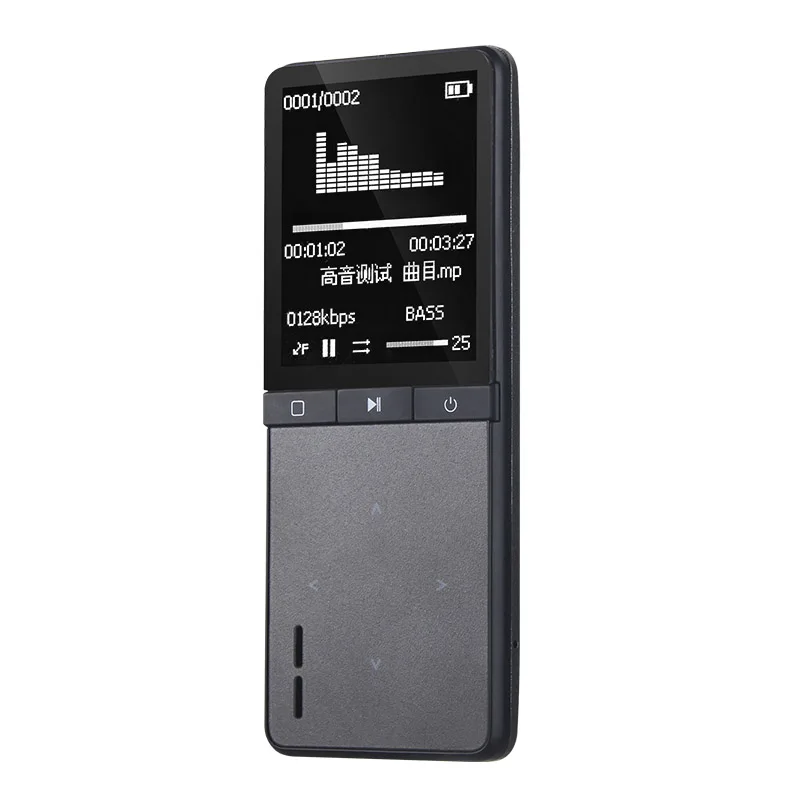 ONN W8 8 ГБ Bluetooth Спорт MP3 плеер Портативный аудио со встроенным fm радио Регистраторы