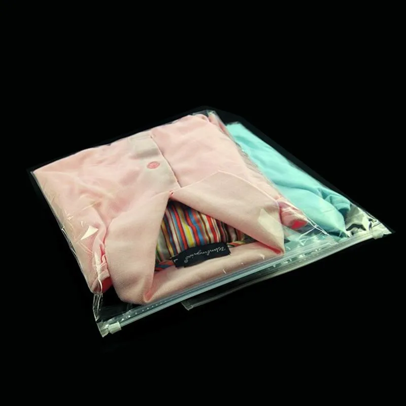 Transparent Zip lock PE Plastic Bag Retail Clothing/T-shirt/Garment/ Zipped Lock bag pouches Resealable Packaging Swimsuit Bags | Дом и сад