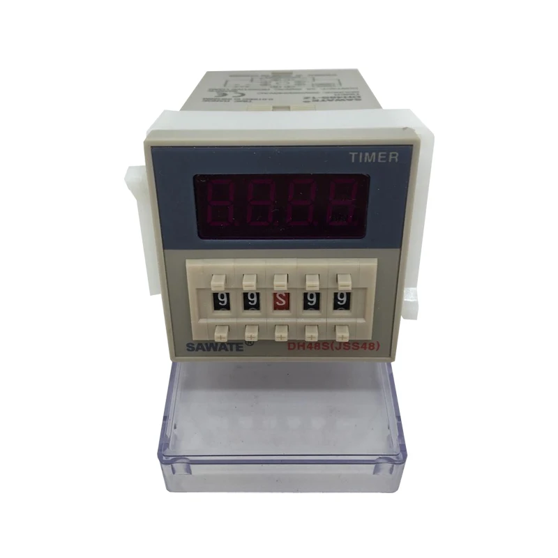 

20pcs CE AC 220V DH48S-1Z On-Delay SPDT Time Relay With Socket DH48S 220VAC Delay Timer With Base
