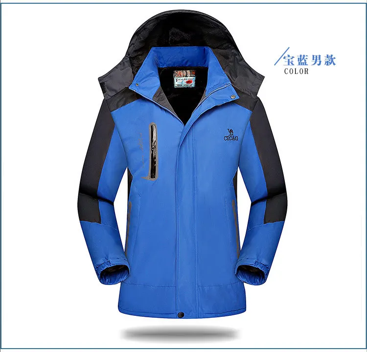 

Women's Winter Windbreaker Outdoor Hiking Jacket Women Waterproof Coat Camping Trekking Ski Fleece Jackets Wanderjacke