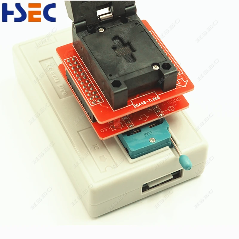XRIICHA BGA48 гнездо адаптера для XGecu TL866II Plus Minipro TL866CS TL866A USB Универсальный программист