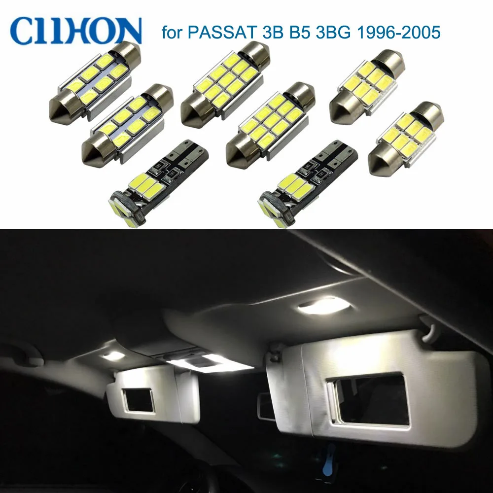13 шт. Автомобильные светодиодные лампы Ciihon для VW Passat 3B B5 3BG|interior light|auto interiorinterior lights