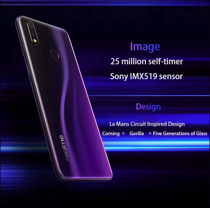 Мобильный телефон Oppo Realme X Lite, 4G LTE, Snapdragon 710, Android 9,0, 6,3 дюймов, 2340X1080, 8 Гб ram, 128 ГБ rom, МП, отпечаток пальца