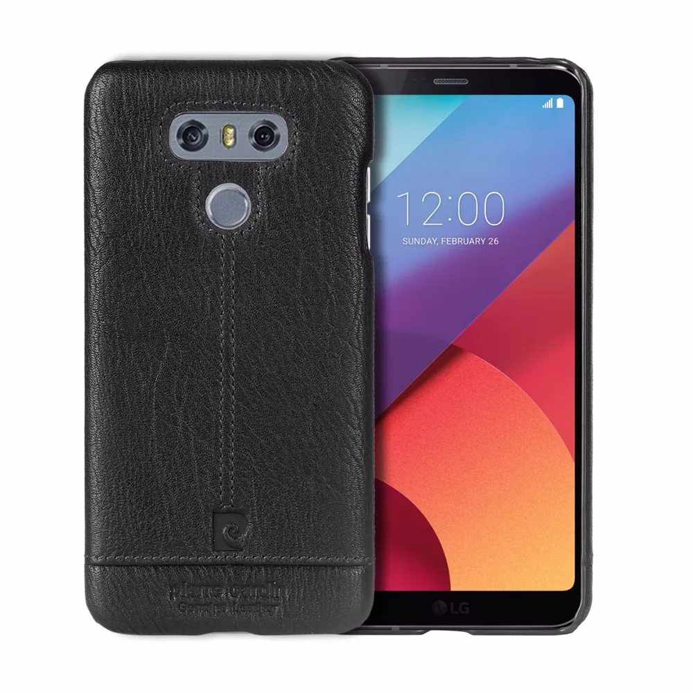 Оригинальный Pierre Cardin чехол для LG G6 Элитный бренд Пояса из натуральной кожи