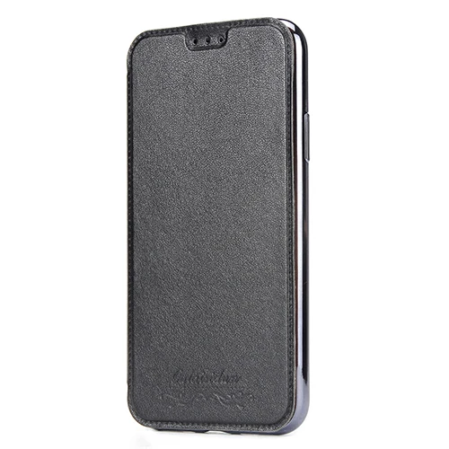 Универсальный чехол-кошелек с гальваническим покрытием для iPhone 8, 7 Plus, 8 Plus, мягкий ТПУ+ PU кожаный флип-чехол с подставкой, чехол для iPhone8 Plus - Цвет: Black