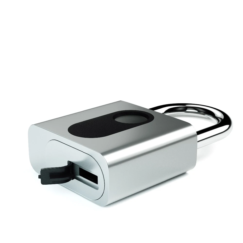 Водонепроницаемый IP65 корпус из цинкового сплава Интеллектуальный отпечаток пальца для дверного навесного замка замок Противоугонный для шкафа мешок деревянная, стеклянная дверь замок