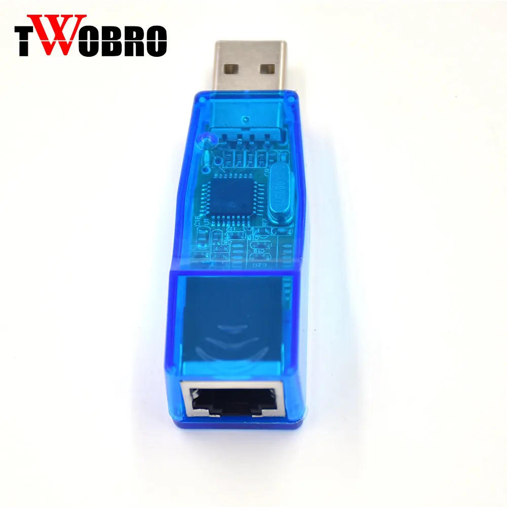 Синяя сетевая карта Ethernet USB к RJ45 10/100 Мбит/с адаптер LAN сетевой Lan для ПК ноутбука Win7