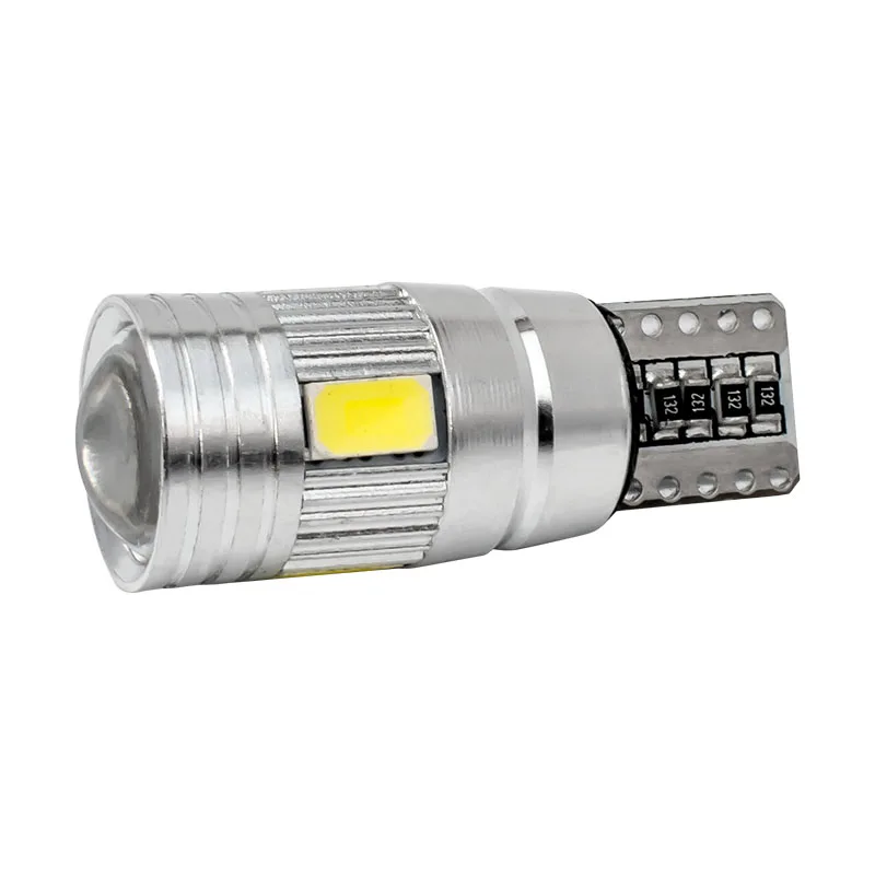 Светодиодсветодиодный CAN шина T10 WY5W W5W 6 SMD 5630 5730 без ошибок белая красная синяя