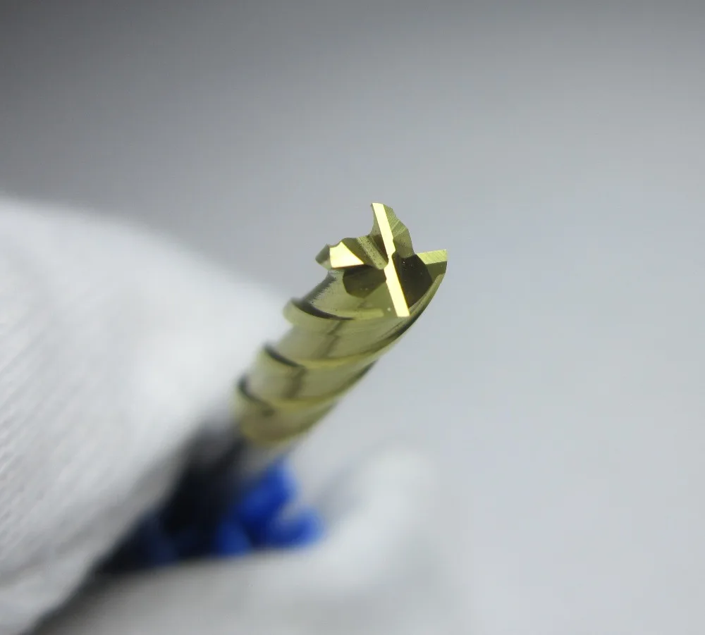 

HRC58 4MM 4*4*50mm four 4 flutes tungsten carbide end mills milling cutter for steel CNC machine cutting 58HRC <60HRC L=50mm