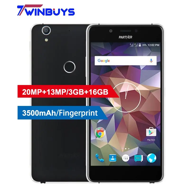 PARTNER PS2 4 г мобильный телефон 3 ГБ + 16 5 &quotQualcomm Snapdragon 615 Octa Core android 1 отпечатков пальцев