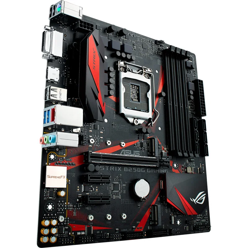 Для Asus ROG strix B250G игровой DDR4 LGA 1151 B250 рабочего Материнская плата 64 Гб USB2.0 USB3.0 DVI HDMI материнская плата