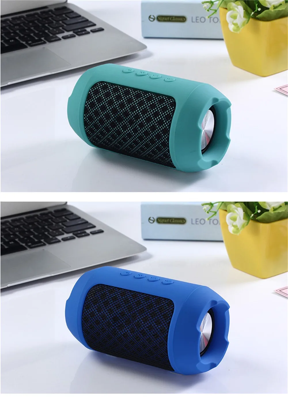 Портативная колонка Bluetooth динамик беспроводной сабвуфер бумбокс стерео музыкальный центр HiFi mp3 звуковая коробка для компьютера ноутбука
