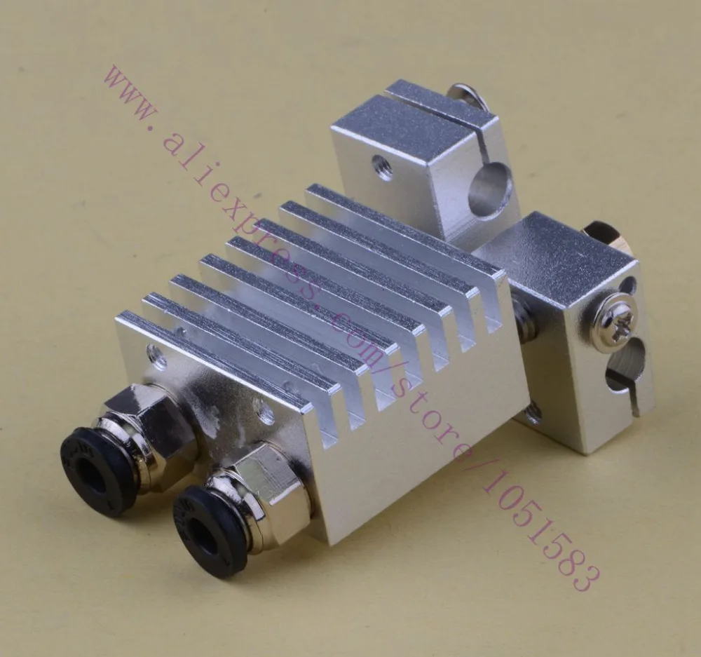 Химера Hotend клон мульти штранг прессования V6 двойной головной экструдер HotEnd 0 3/0 4/0