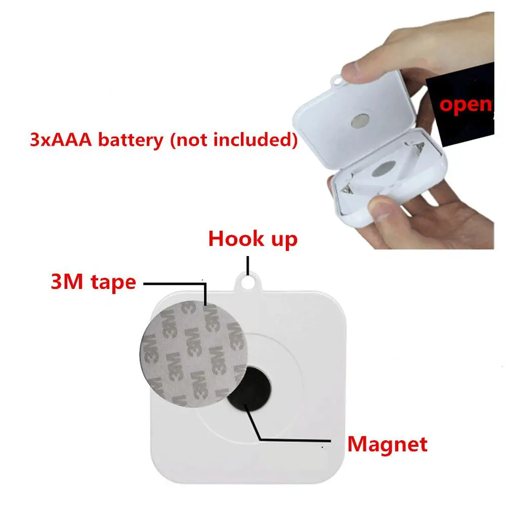 Под шкафом интеллектуальный датчик движения свет ночника 4 5 V ручная волна LED бар