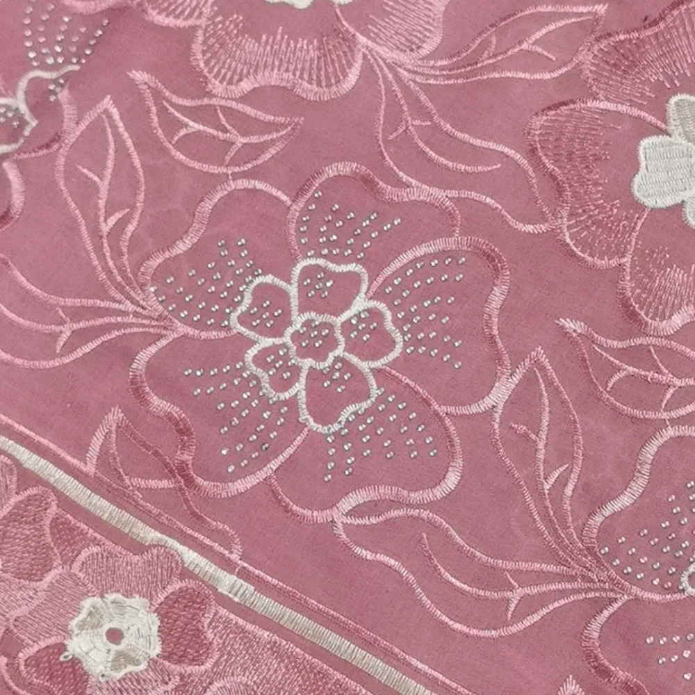 African Cotton Swiss Voile Lace Fabric High-grade fabrics Swiss Voile Lace In Switzerland For Wedding Party Dress