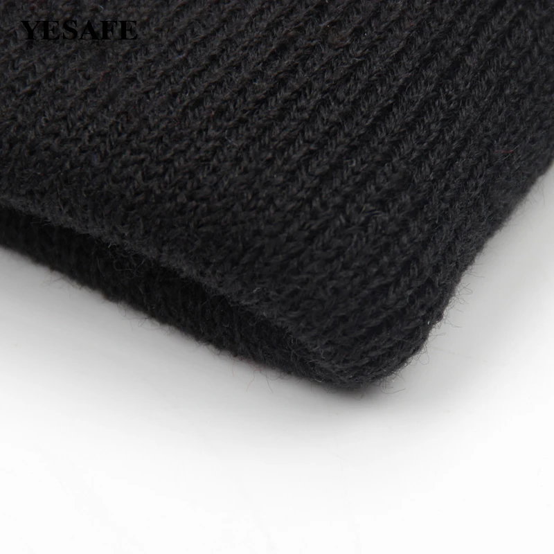 Skullies шапочки Женская и мужская зимняя шапка для Для мужчин с вышивкой надписями
