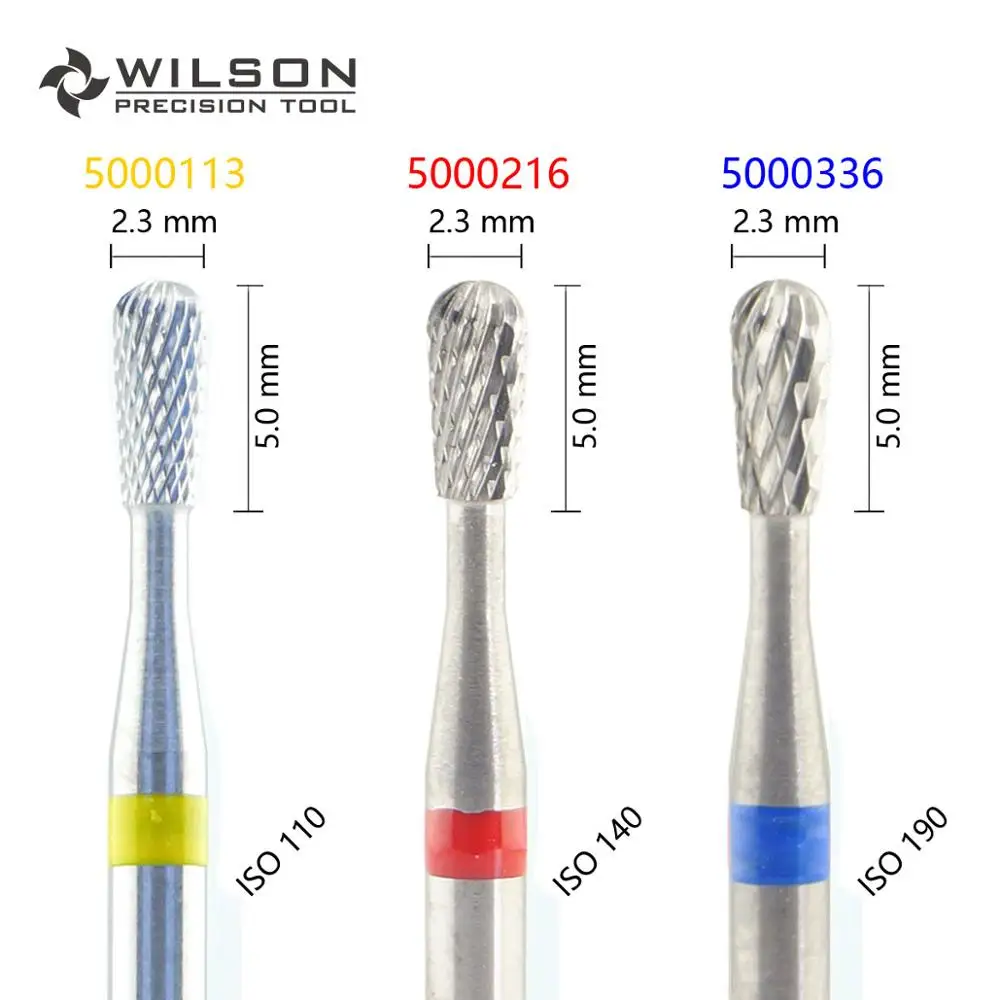 Боры из карбида вольфрама для стоматологической лаборатории HP WILSON ISO 237 023