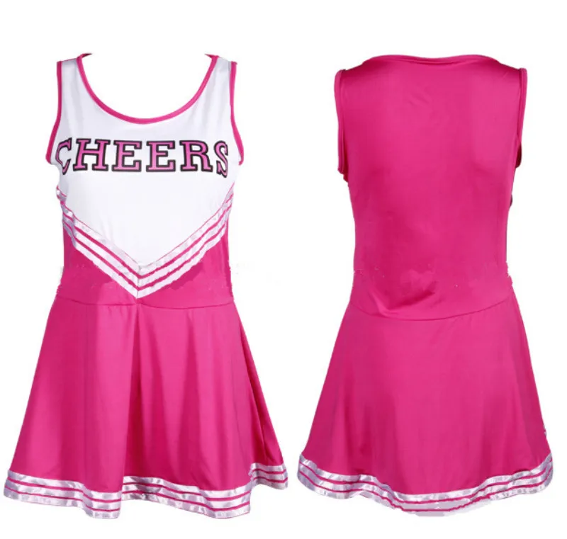 

Female Sexy High School Cheerleader Costume Girl sportswear Cheer Fancy Dress