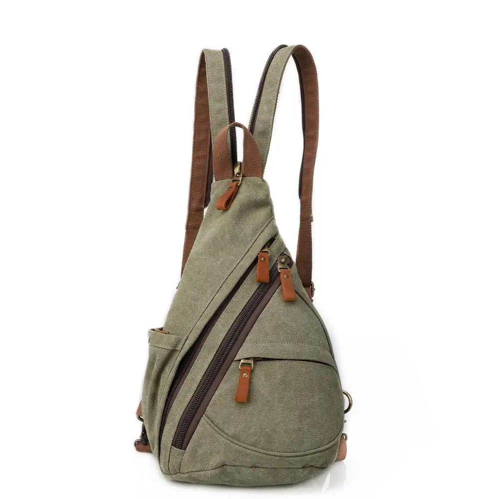 barato Davidnile Crossbody Saco De Peito Para Homens De Alta Qualidade Mochila De Lona Ombro Militar Saco Do Estilingue Para A Execução De Viagem à Prova D' água