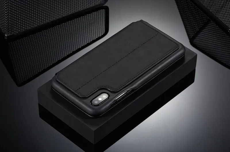 HG кожаный чехол для Iphone XR чехол для телефона протектор Магнитный чехол Hoesje Coque для Iphone XR раскладной чехол