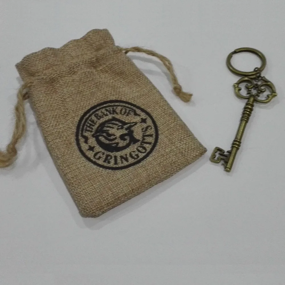 Мастер Коллекционная волшебный ключом банка Гринготтс ключ и логотип мешок 2 шт.